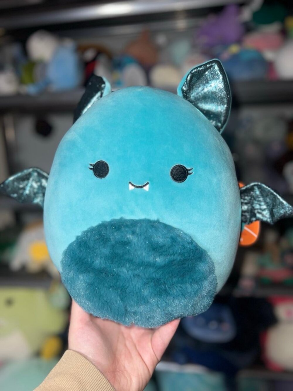 Squishmallow Lucasta the Teal Bat 10" NWT